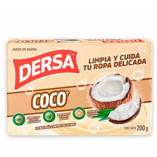 [020853] Jabón Dersa Coco Suavizante 200Gr