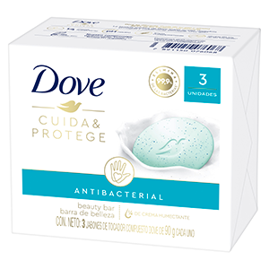 [052184] Jabón Dove Cuida Y Protege 90Gr 3Unidades