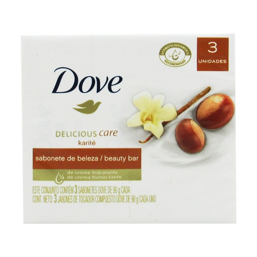 [021281] Jabón Dove Karité Barra 3 Unidades 270Gr