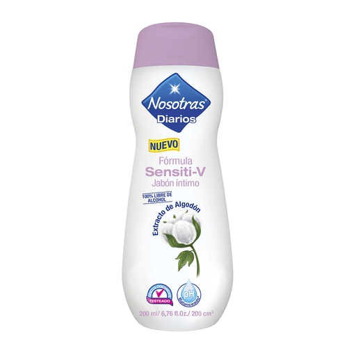 [049588] Jabón Intimo Nosotras Sensiti-V 200Ml