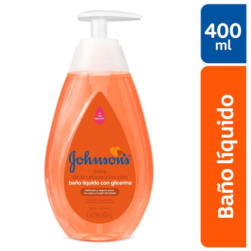 [050346] Jabón Liquido Corporal Pies A Cabeza Johnson's Baby 400Ml
