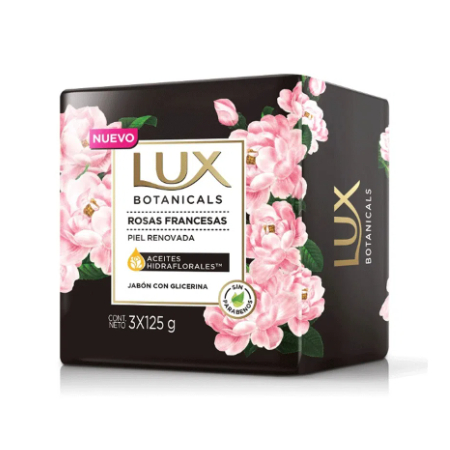 [051697] Jabón Lux Rosas Francesas 125Gr 3 Unidades