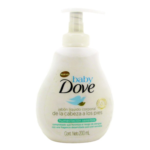 [046879] Jabón Líquido Dove Baby Humectación Sensible 200Ml