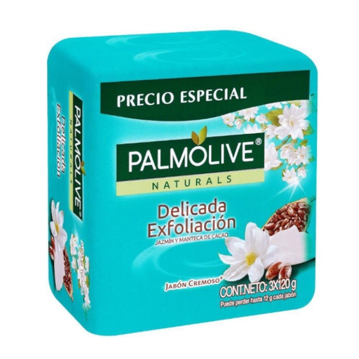 [048384] Jabón Palmolive Jazmin Manteca Cacao 3 Unidades 360Gr