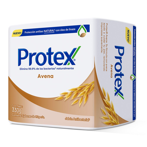 [053168] Jabón Protex Avena 3 Unidades 330Gr