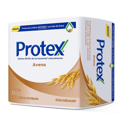 [053168] Jabón Protex Avena 3 Unidades 330Gr