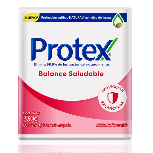 [053169] Jabón Protex Balance Saludable 3 Unidades 330Gr
