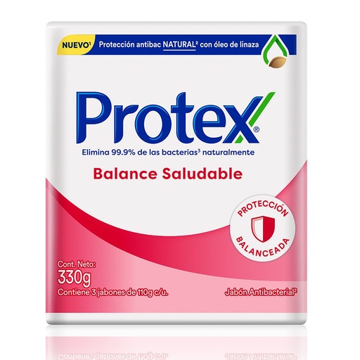 [053169] Jabón Protex Balance Saludable 3 Unidades 330Gr