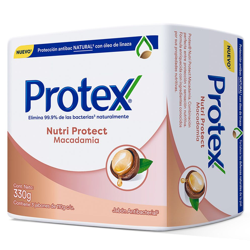[053173] Jabón Protex Macadamia 3 Unidades 330Gr
