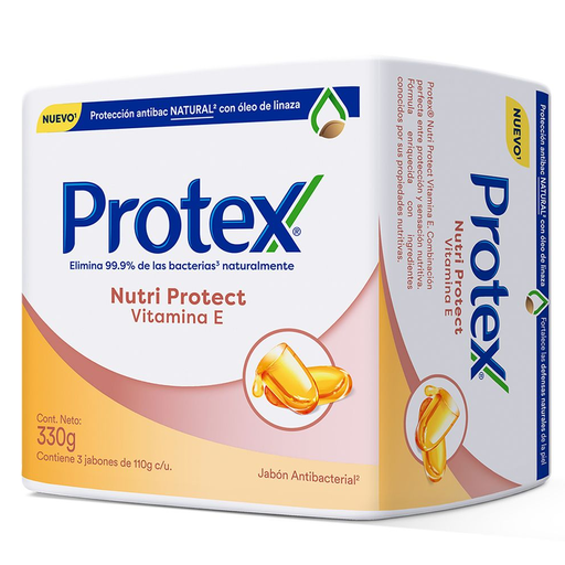 [053175] Jabón Protex Vitamina E 3 Unidades 330Gr