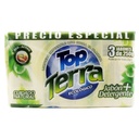Jabón Top Terra Blanco Barra 3 Unidades 750Gr