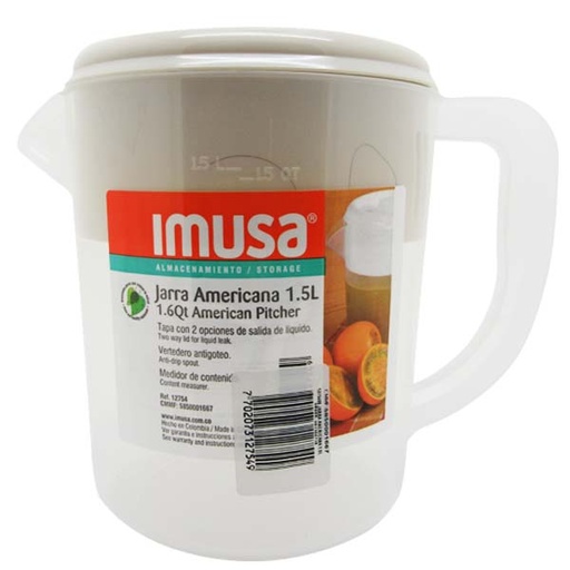 [006215] Jarra Americana Imusa 1.5Lt