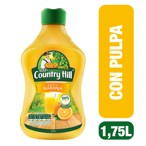 [015729] Jugo Country Hill Naranja 1750Ml