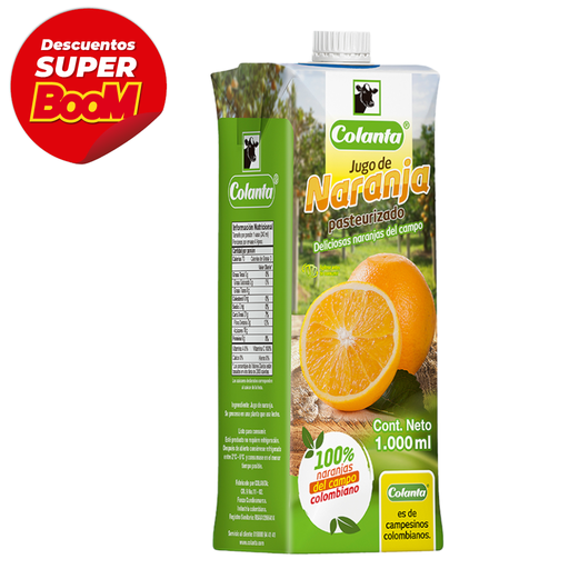 [052665] Jugo Naranja Colanta UHT 1000Ml