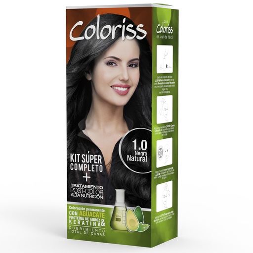 [003284] Kit Tintura Coloriss 1.0 Negro Natural
