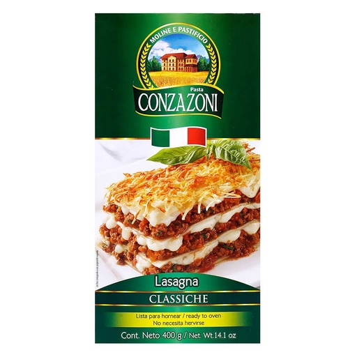 [002732] Lasagna Clasica Conzazoni Caja 400Gr