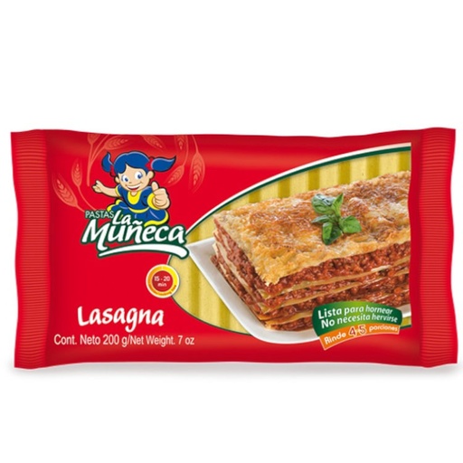 [002755] Lasagna La Muñeca 200Gr