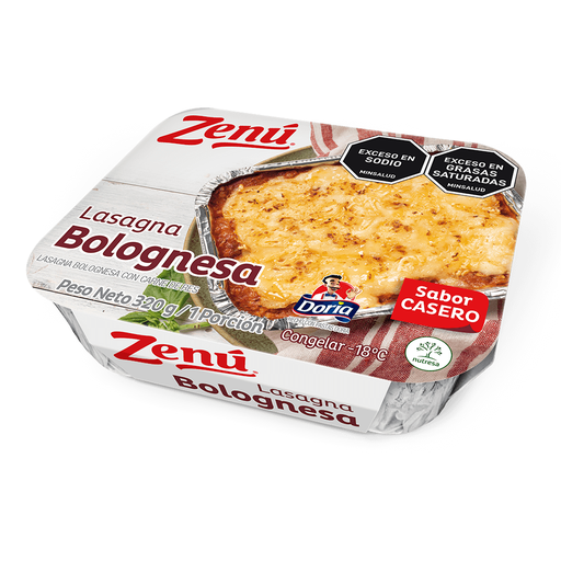 [046589] Lasagna Zenu Bolognesa Carne 320Gr