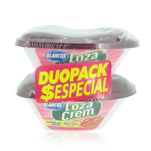[019168] Lavaplatos Loza Crem Blancox Aloe Vera 2 Unidades 900Gr Precio Especial