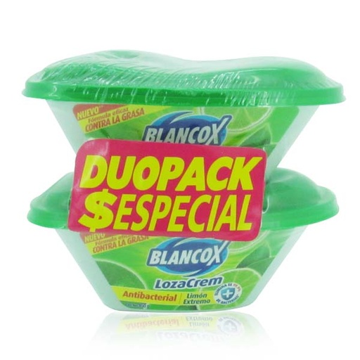 [019169] Lavaplatos Loza Crem Blancox Limón 2 Unidades 900Gr Precio Especial