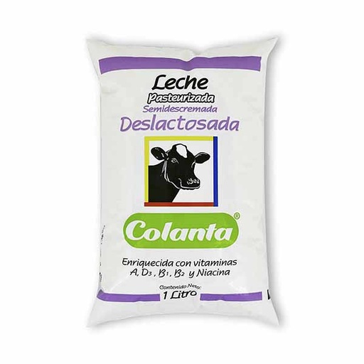 [014065] Leche Colanta Deslactosada Semidescremada 1000Ml
