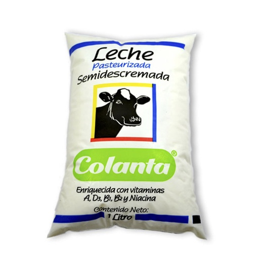 [001233] Leche Colanta Semidescremada 1000Ml