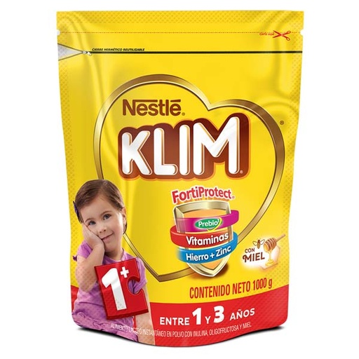 [010961] Leche En Polvo Klim 1+ Prebio 1000Gr