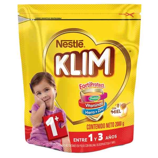 [016934] Leche En Polvo Klim 1+ Prebio 2000Gr