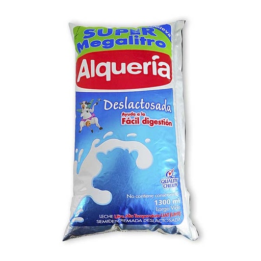 [012266] Leche UHT Alquería Deslactosada 1300Ml