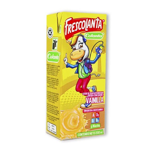 [010051] Leche UHT Frescolanta Vainilla Tetrapack 200Ml