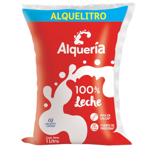 [053293] Leche Uht Alqueria Entera Bolsa1000Ml