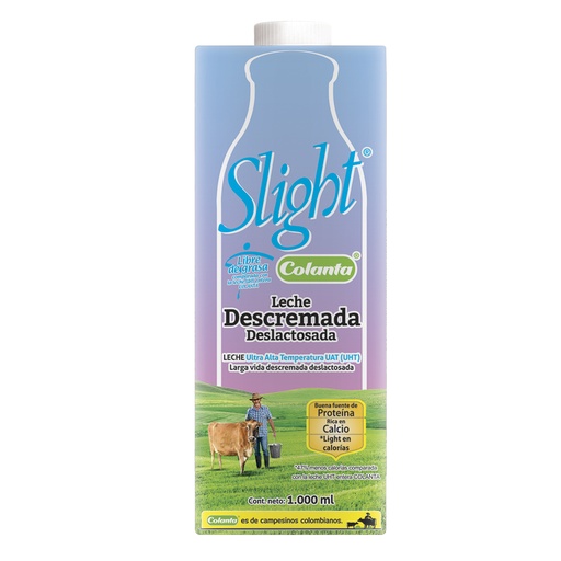 [051666] Leche Uht Colanta Deslactosada Descremada Tetrapak 1000Ml
