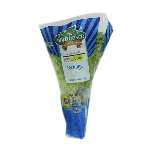 [051064] Lechuga Crespa Hidropónica Hortifresco Bolsa 180Gr