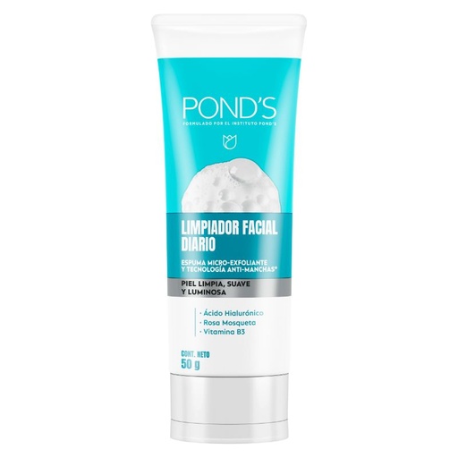 [053300] Limpiador Facial Ponds Espuma Micro Exfoliante Y Tecnología Antimanchas 50Gr