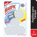 Limpiador Harpic Tanque Cloro Pague 4 Lleve 5 180Gr