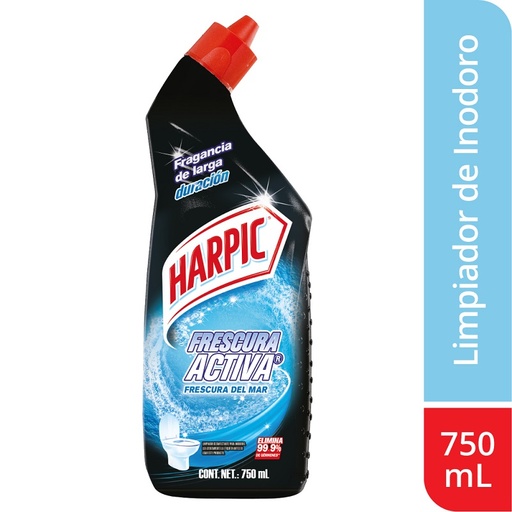 [052287] Limpiador Liquido Harpic Baño Frescura Del Mar 750Ml