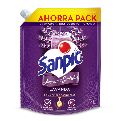 [052491] Limpiador Liquido Sanpic Lavanda Doypak 2000Ml