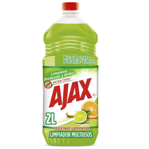 [004727] Limpiador Líquido Ajax Bicarbonato Naranja Limón 2000Ml