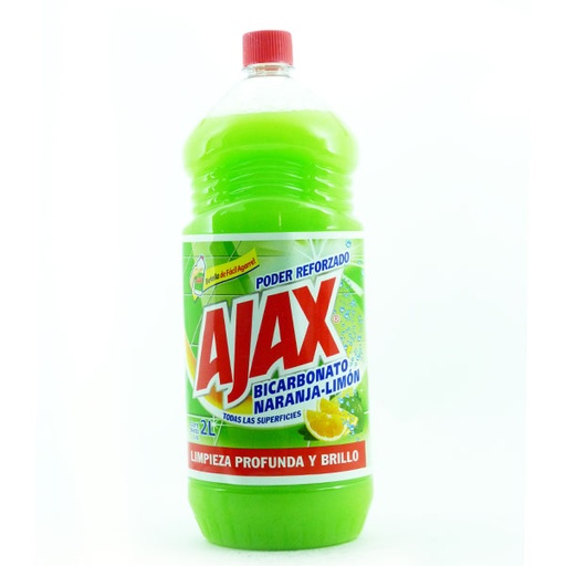 [004727] Limpiador Líquido Ajax Bicarbonato Naranja Limón 2000Ml