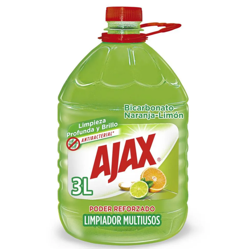 [045597] Limpiador Líquido Ajax Bicarbonato Naranja/Limón 3000Ml