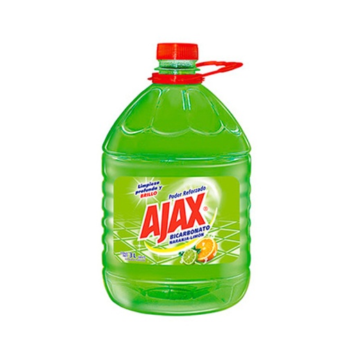 [045597] Limpiador Líquido Ajax Bicarbonato Naranja/Limón 3000Ml