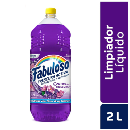[007637] Limpiador Líquido Fabuloso Fresca Lavanda 2000Ml