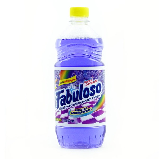 [004711] Limpiador Líquido Fabuloso Fresca Lavanda 500Cc