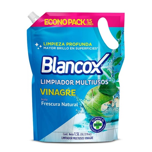 [052506] Limpiador Multiusos Blancox Vinagre  Frescura Natural Doypak 1500Ml