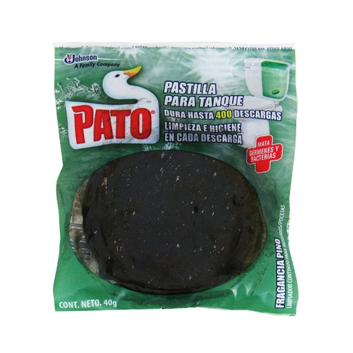 [001641] Limpiador Pato Purific Verde Pastilla 48Gr