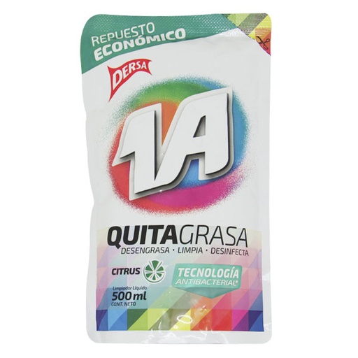 [046246] Limpiador Quitagrasa 1A Doypak 500Ml