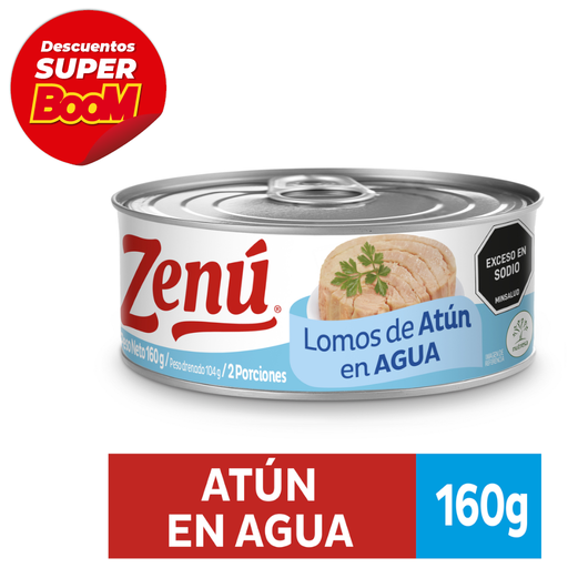 [052868] Lomos Atún  En Agua Zenú 160Gr