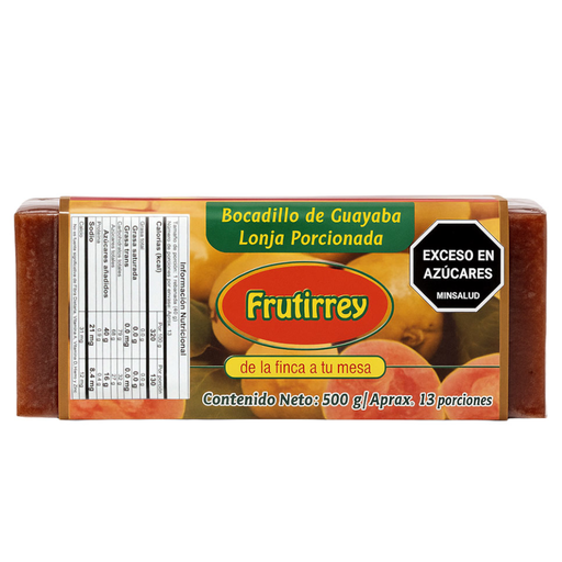 [007197] Lonja Porcionada Frutirrey 14 Unidades 500Gr