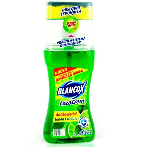 [017899] Loza Crem Líquido Blancox Limón Dosificador 850Ml