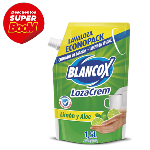 [049664] Lavaplatos Loza Crem Blancox Líquido Limón 1500Ml